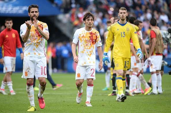 Cesc Fabregas, David Silva, David de Gea