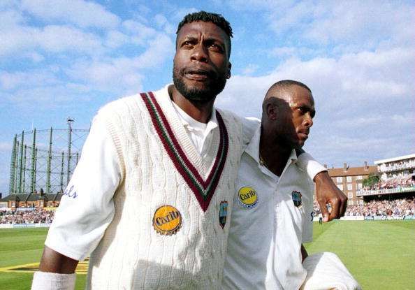 The lethal duo of Curtly Ambrose and Courtney Walsh 