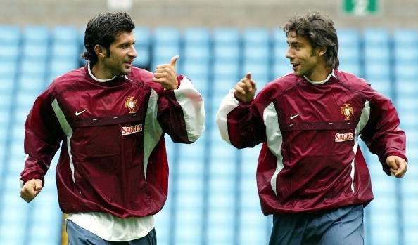 Figo and Rui Costa