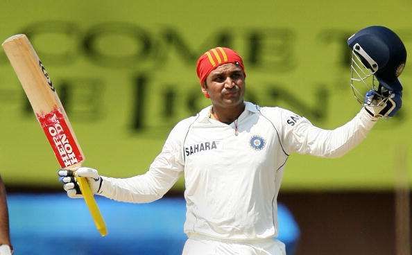 Sehwag was the fir Indian to have scored a triple century in Tests.