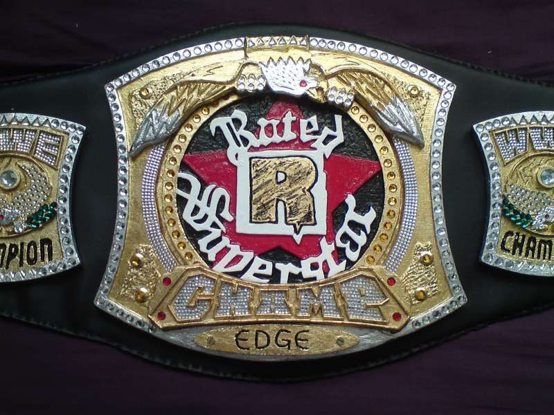 This one was one of the ugliest WWE world title belts of all time
