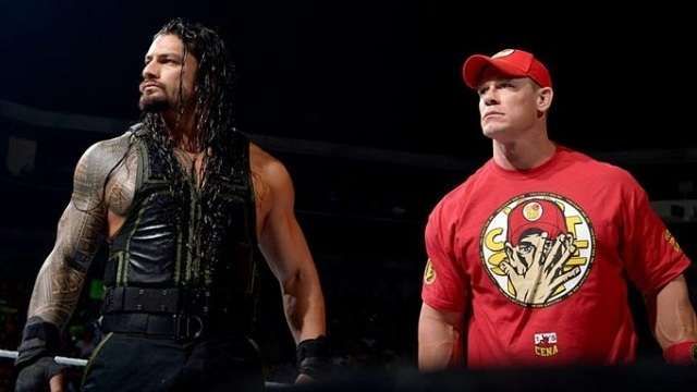 Roman Reigns and John Cena