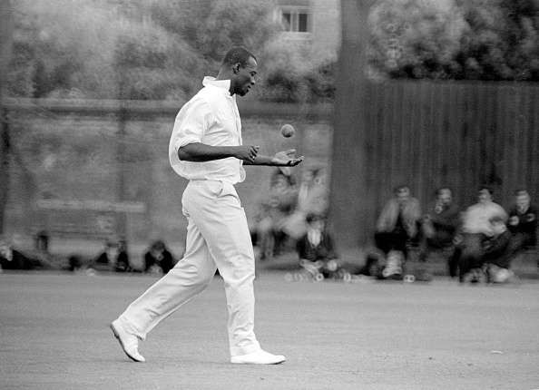 Wes Hall during a practice match&Acirc;&nbsp;