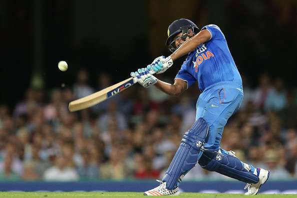 SYDNEY, AUSTRALIA - JANUARY 31:  Rohit Sharma of India bats during the International Twenty20 match between Australia and India at Sydney Cricket Ground on January 31, 2016 in Sydney, Australia.  (Photo by Mark Metcalfe/Getty Images)