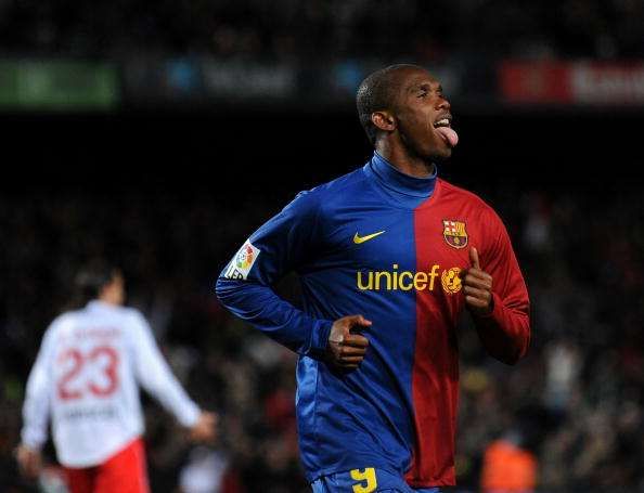 Samuel Eto&rsquo;o left Barcelona at the peak of his powers