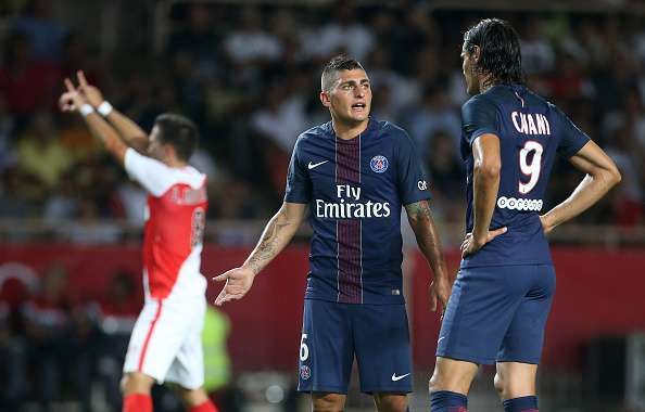 Edinson Cavani Marco Verratti