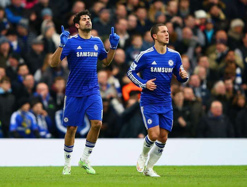 Eden Hazard, Diego Costa