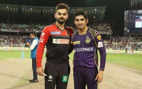 Virat Kohli and Gautam Gambhir