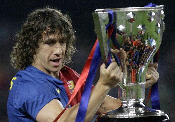 puyol la liga trophy