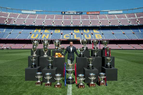 xavi trophy