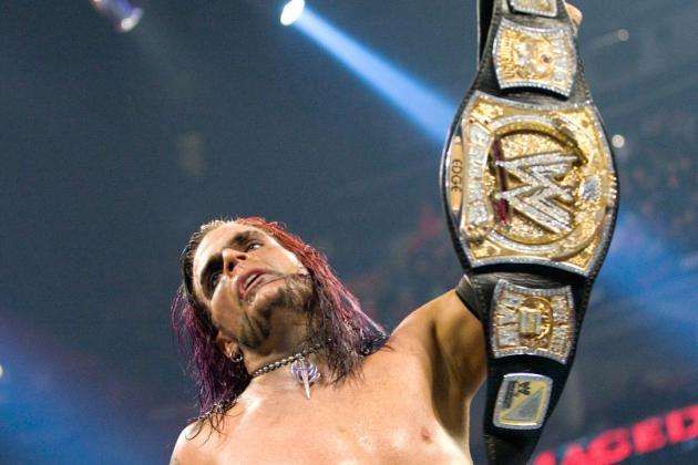 Jeff hardy as the WWE Champion