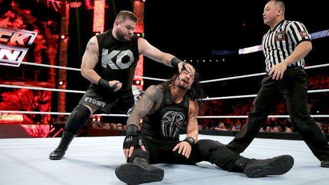 Image result for kevin owens roman reigns