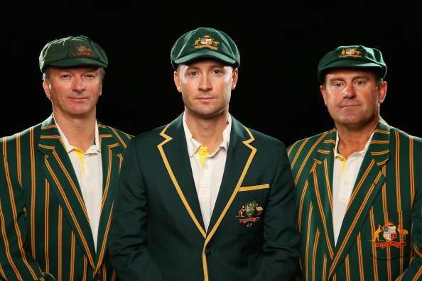 Michael Clarke Steve Waugh Mark Taylor