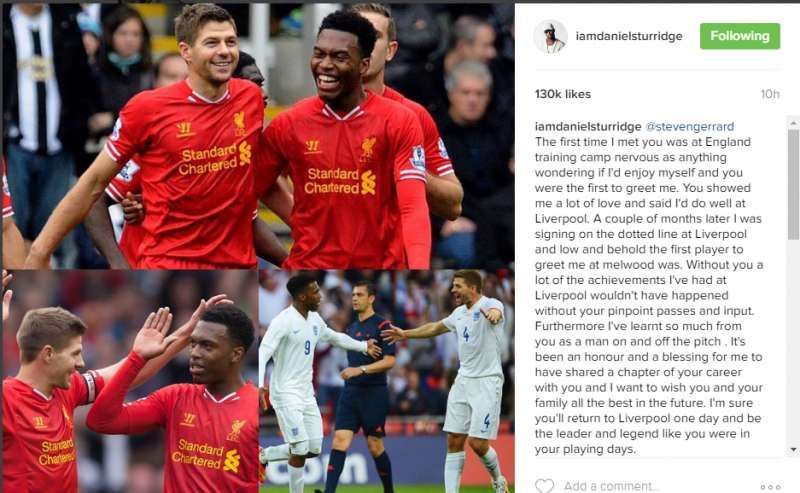 daniel sturridge insta