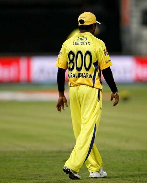 Murali in his last IPL match for CSK