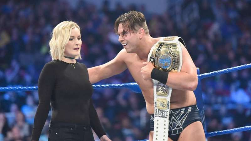 Renee Young and The Miz in late 2016