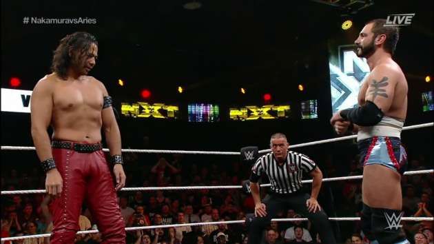 Nakamura almost blinded Aries at a live event