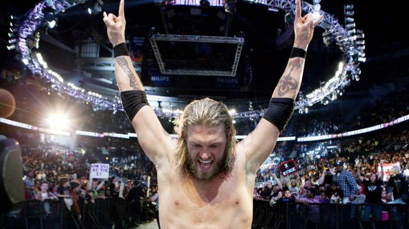 Why didn't Edge main event WrestleMania after winning the Royal Rumble match?