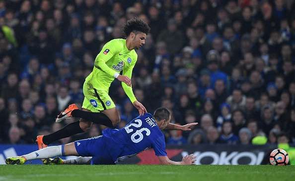 John Terry red card FA Cup Peterborough