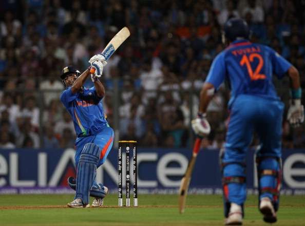 Dhoni finished off the chase in style