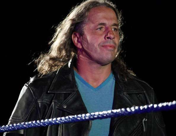 DURBAN, SOUTH AFRICA - JULY 08:  Special guest referee Bret 'The Hitman' Hart during the WWE Smackdown Live Tour at Westridge Park Tennis Stadium on July 08, 2011 in Durban, South Africa.  (Photo by Steve Haag/Gallo Images/Getty Images)