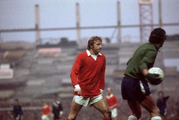 Denis Law holds an important place in Manchester United's folklore