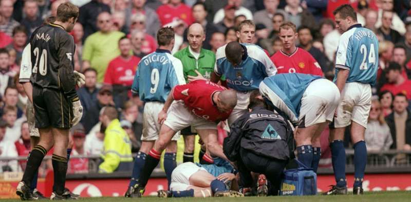 Roy Keane and Alf-Inge Haaland had a personal feud which led to the career-ending injury.