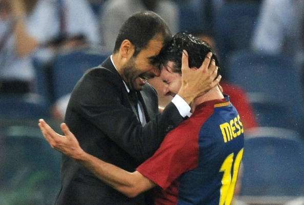 Lionel Messi Pep Guardiola