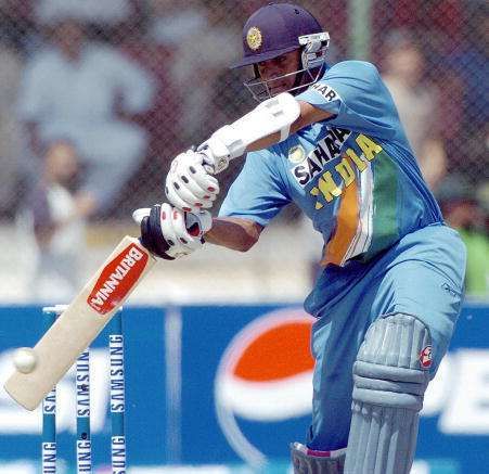 Rahul Dravid scored 99 in the first ODI of the 2004 series in Pakistan