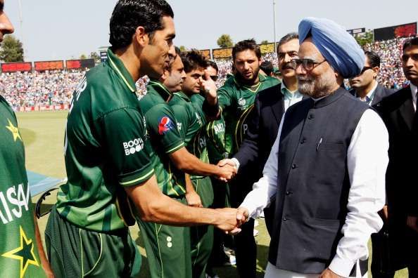 India Pakistan  2011 World Cup Manmohan Singh.jpg