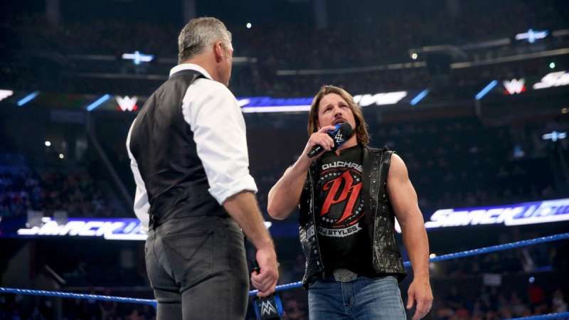 Shane McMahon and AJ Styles