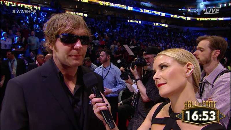 Image result for dean ambrose renee young smackdown