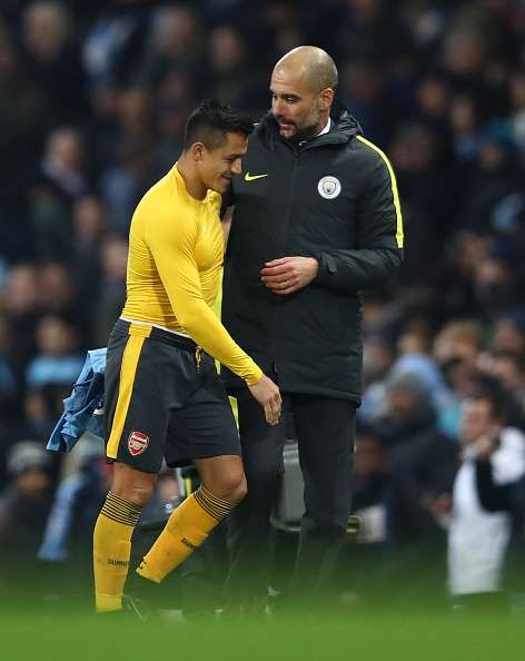 Pep Guardiola Alexis Sanchez