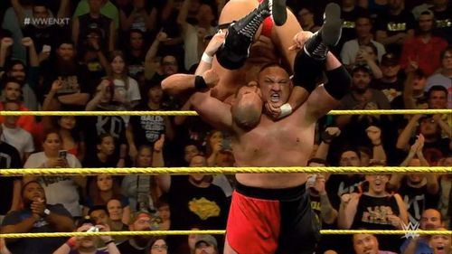 Samoa Joe brought back the muscle buster in 2021