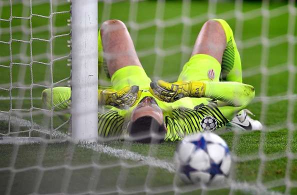 Danijel Subasic Monaco Juventus UEFA Champions Leagie