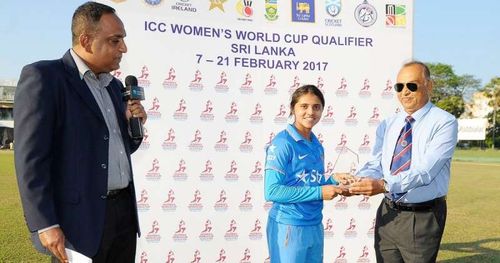 Devika was awarded the player of the match award in her 2ndÃÂ ODI against Sri Lanka