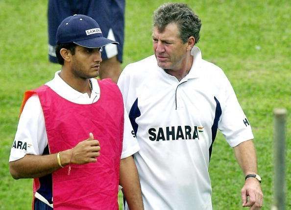 John Wright Sourav Ganguly