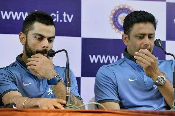 Anil Kumble Virat Kohli India Cricket