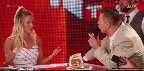 The Miz made an appearance on RAW Talk