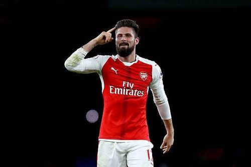 Olivier Giroud is a surprisingly efficient striker