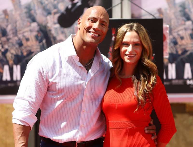 The Rock and Lauren Hashian