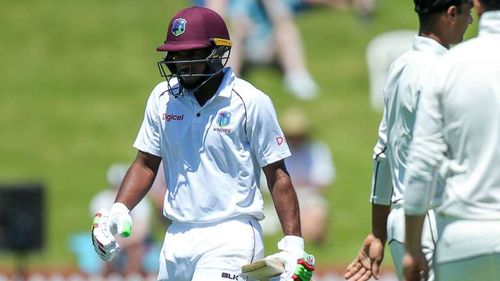 West Indies debutant Sunil Ambris