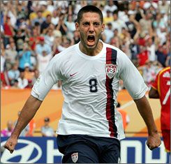 Clint Dempsey scored for USA against England