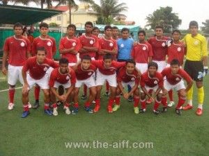 Raghav with India under 19: Second one from left in top row