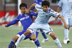 Sunil is getting used to the physical style of play of the MLS