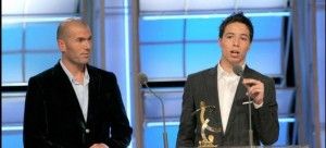 Zidane and Nasri: Nasri missed out on a Worl Cup berth