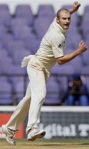 Jason Krejza: promising debut in Nagpur