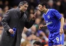 Mourinho and Kezman at Chelsea days